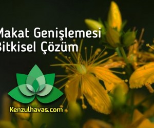 Makat genişlemesi bitkisel çözümü